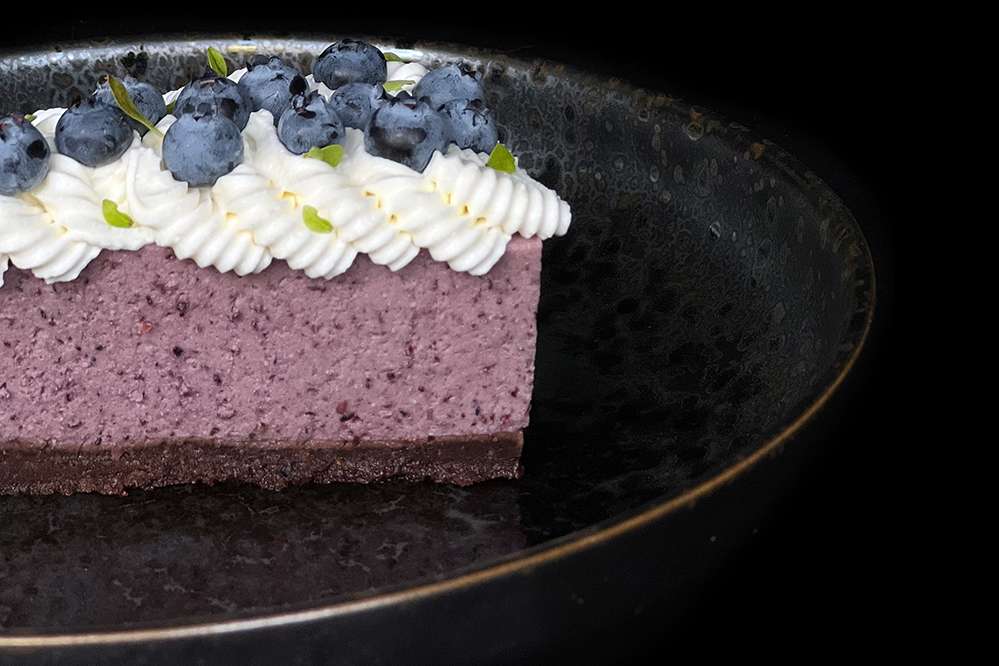 Nepečená čučoriedková torta Kristíny Nemčkové