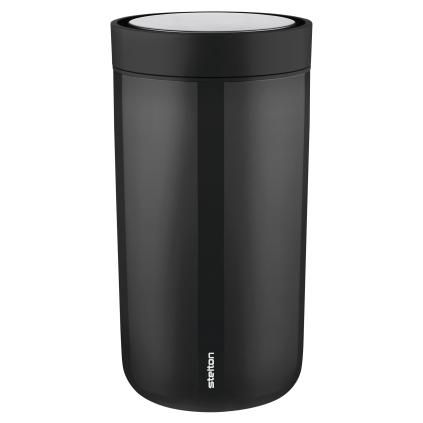 Cestovný hrnček TO GO CLICK 200 ml, čierny, Stelton