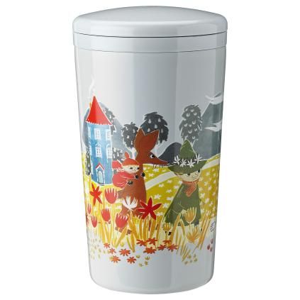 Termohrnček CARRIE 400 ml, oblačný, nerezová oceľ, Stelton