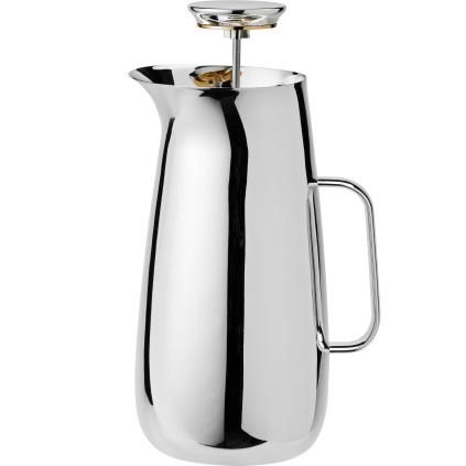 French press kávovar NORMAN FOSTER 1 l, strieborný, nerezová oceľ, Stelton