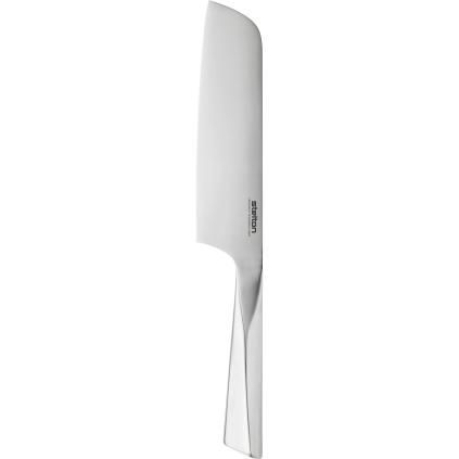 Nôž Santoku TRIGONO 18 cm, strieborný, nerezová oceľ, Stelton