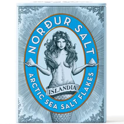 Arktická soľ 125 g, vločky, plechovka, Nordur Salt