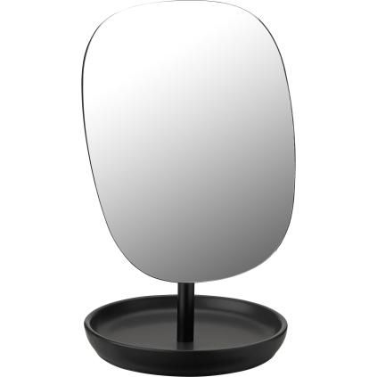 212241 kosmeticke zrcadlo fjord 25 cm cerna kov kamenina stelton