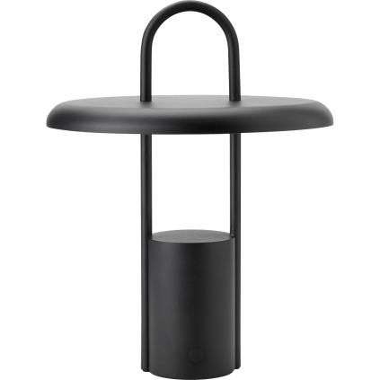 212232 prenosna stolni lampa pier 33 cm led cerna stelton