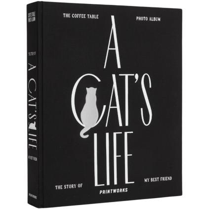 Fotoalbum A CAT´S LIFE, čierna, Printworks