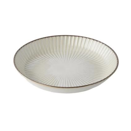 212586 jidelni talir white sendan 22 5 cm bila keramika mij