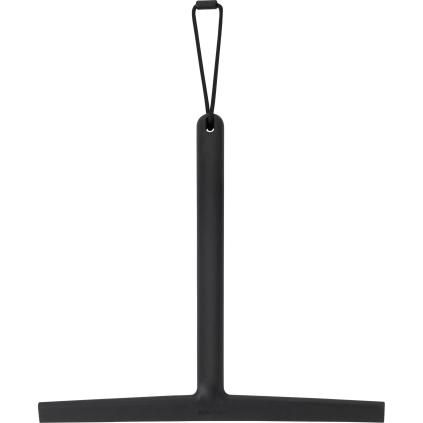 212331 sprchova sterka fjord 24 cm cerna kov silikon stelton