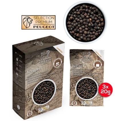 212689 cerny pepr kampot premium 3 x 20 g peugeot