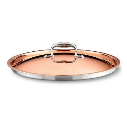 Pokrievka na hrniec CON CLASSE 22 cm, meď, Ruffoni