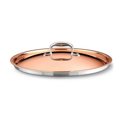 Pokrievka na hrniec CON CLASSE 16 cm, meď, Ruffoni
