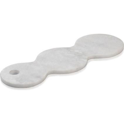 Ozdobná tácka SKAGEN 40 cm, sivá, mramor, Humdakin