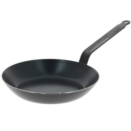 Univerzálna panvica BLUE CARBON 26 cm, modrá oceľ, de Buyer