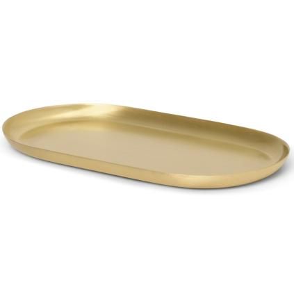 Ozdobná tácka BASHO 18,5 cm, mosadz, ferm LIVING