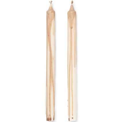 Kónická sviečka DRYP 30 cm, sada 2 ks, béžová, ferm LIVING