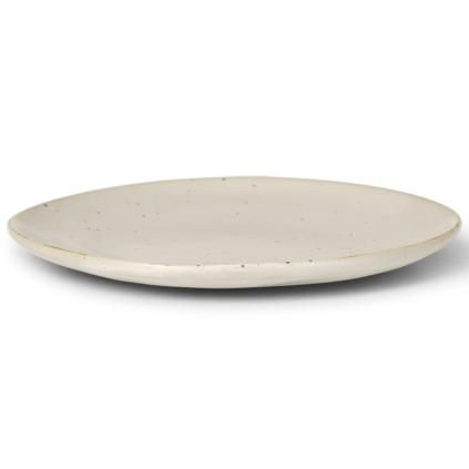 Dezertný tanier FLOW 15 cm, biela, kamenina, ferm LIVING
