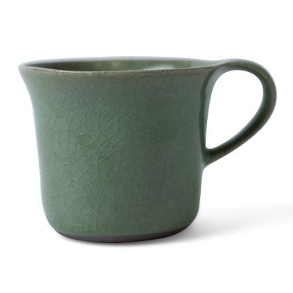 Šálka 150 ml, zelená, keramika, MIJ