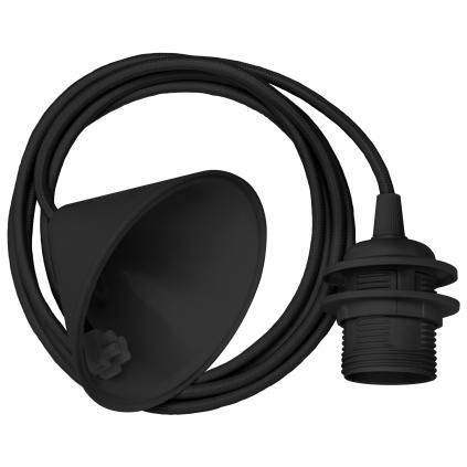 Závesná lampa CORD 7 cm, čierna, Umage