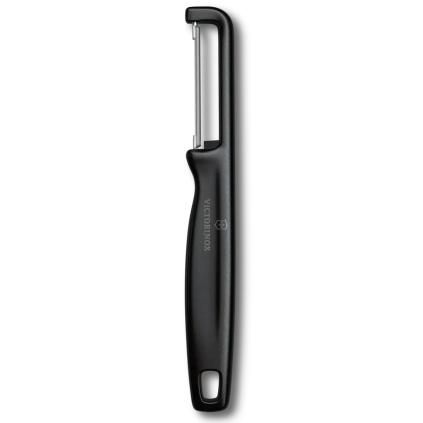 219713 skrabka na zeleninu iota 16 cm rovne ostri cerna plast victorinox