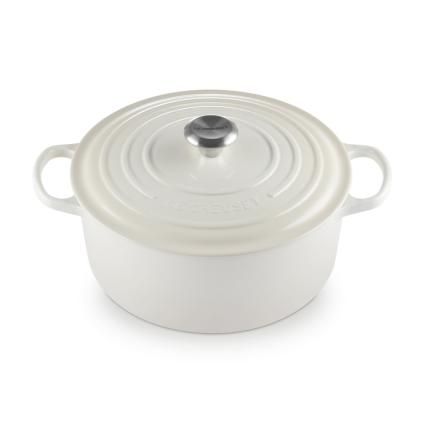 225384 kastrol signature 28 cm 6 7 l meringue litina le creuset
