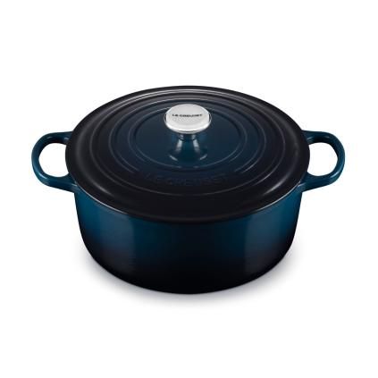 223443 kastrol signature 28 cm 6 7 l nuit litina le creuset