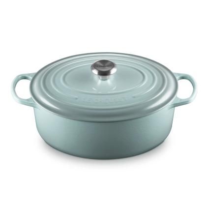 225168 kastrol signature 31 cm 6 3 l ovalny sea salt litina le creuset