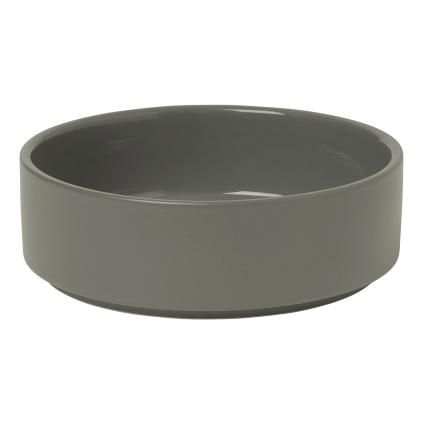 Servírovacia miska PILAR S ⌀ 14 cm, 320 ml, tmavosivá, keramika, Blomus