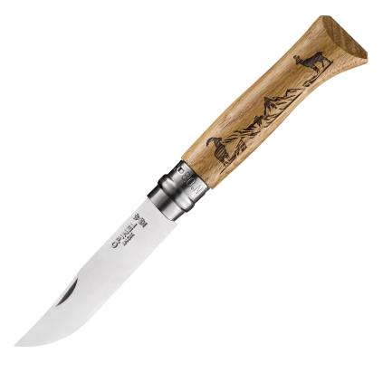 232057 kapesni nuz n 08 animalia chamois 8 5 cm dubove drevo opinel