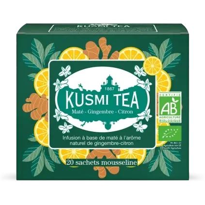 233000 bio mate bylinny caj se zazvorem a citronem 20 muselinovych sacku kusmi tea