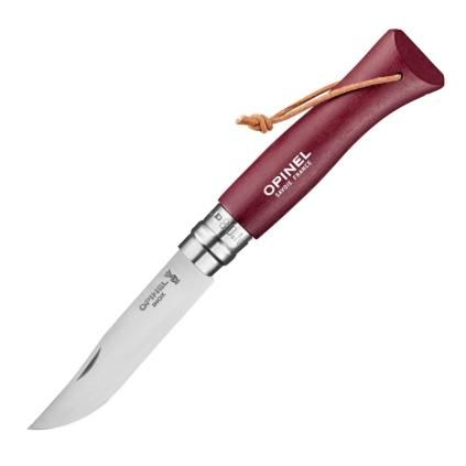 232111 kapesni nuz n 08 bushwacker 8 5 cm granatova habrove drevo opinel