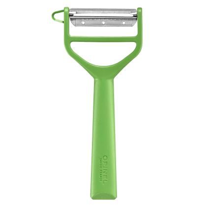 232159 skrabka na zeleninu t duo zelena plast opinel