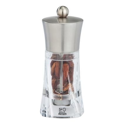 Mlynček na chilli nehrdzavejúca oceľ/akryl 14 cm OUESSANT Peugeot