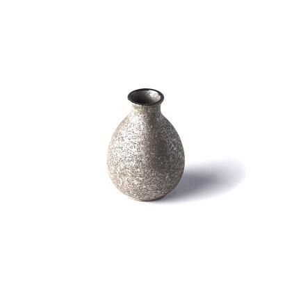 Fľaša na saké EARTH BLACK 250 ml, 12 cm, MIJ