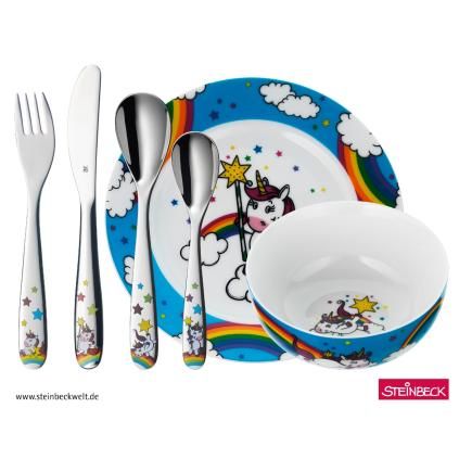 Detská sada príborov UNICORN, 6 ks, WMF