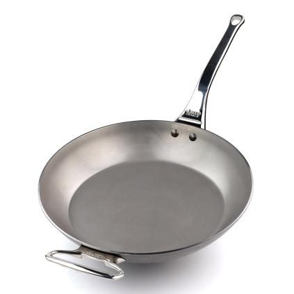 Panvica na vyprážanie MINERAL B PRE 32 cm, s dodatočnou rukoväťou, oceľ, de Buyer