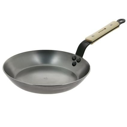 Panvica na vyprážanie MINERAL B BOIS 24 cm, drevená rukoväť, de Buyer