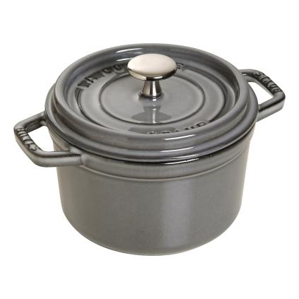 Okrúhly hrniec, grafitovo sivá O 14 cm Staub