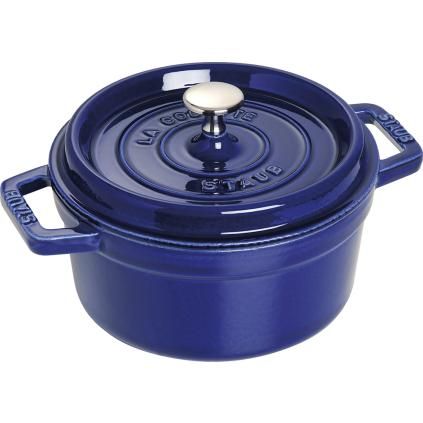 Kastról 30 cm, tmavomodrý, liatinový, Staub