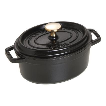 Oválny hrniec, čierna V 1,0 l Staub
