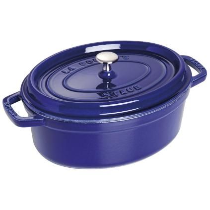 Oválny hrniec, tmavomodrá V 6,5 l Staub