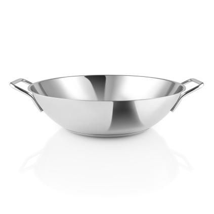 Wok 32 cm, nerezová, Eva Trio