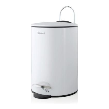 Kúpeľňový odpadkový kôš TUBO 3 l, biela, Blomus
