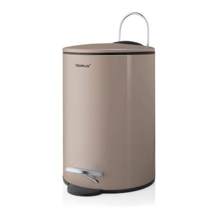 Kúpeľňový odpadkový kôš TUBO 3 l, tmavohnedá, Blomus