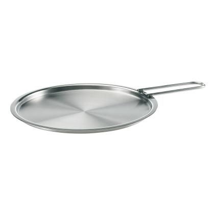 Pokrievka na hrniec 20 cm, plochá, nerezová oceľ, Eva Trio