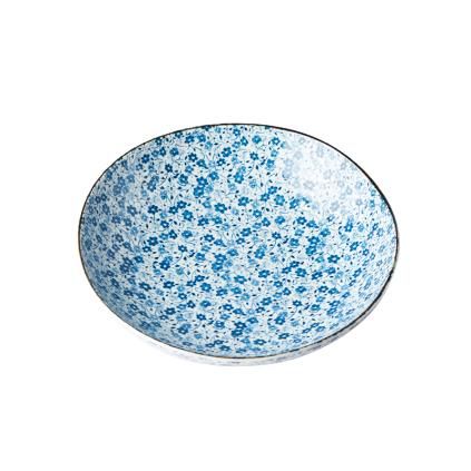 Veľká misa BLUE DAISY 21 cm, 600 ml, MIJ
