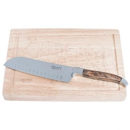 Súprava Santoku nože a doska na krájanie LAGUIOLE LUXURY , Laguiole