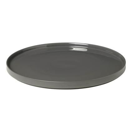 Servírovací tanier PILAR 32 cm, tmavosivá, keramická, Blomus