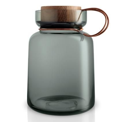 Dóza na potraviny z dymového skla Silhouette 2 l Eva Trio