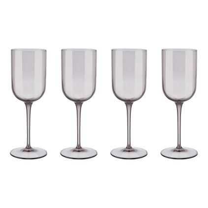 Pohár na biele víno FUUM, sada 4 ks, 280 ml, hnedé sklo, Blomus