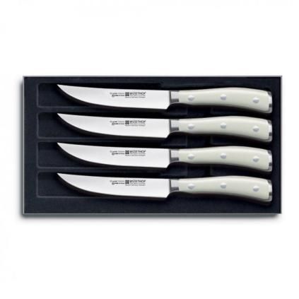 Nôž na steak CLASSIC IKON CREME, sada 4 ks, WÜSTHOF