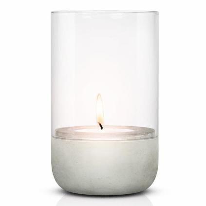 Lampáš CALMA M 22,5 cm, svetlošedá, Blomus